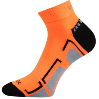 Dámské - pánské- sportovní ponožky - střední výška Flash - Boma Fuski - neon oranžová