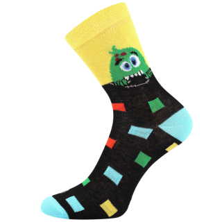 chlapecké ponožky Fuski Boma - žlutá barva - ufonek