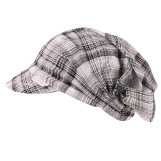 Dívčí  šátek Blažena šedá kostka