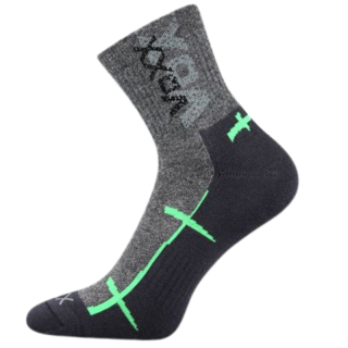 Pánské,dámské  sportovní ponožky Voxx -  klasická výška - Walli - tm.šedá