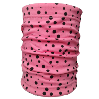 Dětský bavlněný nákrčník (tunel) jednobarevný růžový