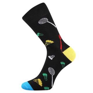 Dámské - pánské- trendy ponožky Woodoo - Fuski Boma - bedminton