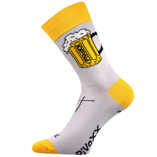 Pánské ponožky PivoXX - Voxx -barva sv.šedá