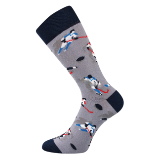 Dámské - pánské- trendy ponožky Woodoo - Fuski Boma - hokej