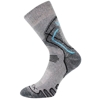 Dámské, pánské  froté sportovní (trekingové) ponožky Limit Fuski - šedá