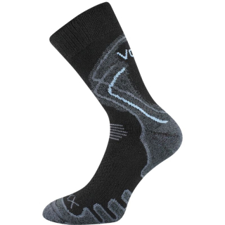 Dámské, pánské  froté sportovní (trekingové) ponožky Limit Fuski - černá
