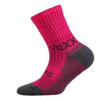 Dětské silné ponožky s bambusem Bomberik Voxx Fuski Boma - barva růžová