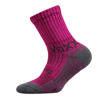 Dětské silné ponožky s bambusem Bomberik Voxx Fuski Boma - barva fuchsiová