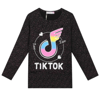 Dívčí tričko dlouhý rukáv tm.modrá Kugo