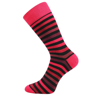 Pánské ponožky Deline - Fuski Boma -  klasická výška - červená barva