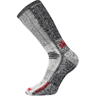 Dámské, pánské silné  froté  ponožky Orbit - červená