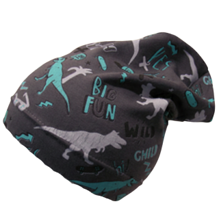 Chlapecká podzimní/jarní čepice Rockino-tm.šedá barva