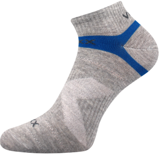 Dámské - Pánské-  REX - sportovní kotníčkové ponožky Voxx -  sv.šedá barva