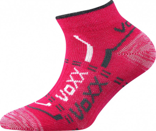 Dětské kotníčkové ponožky Fuski Boma - Rexík - magenta