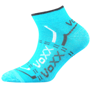 Dětské kotníčkové ponožky Fuski Boma - Rexík - tyrkysová