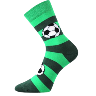 Chlapecké ponožky Arnold Fuski Boma - zelené pruhy