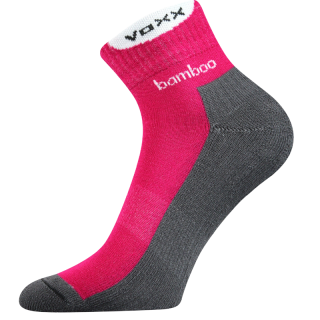 Dámské- bambusové ponožky Brooke - Fuski Boma - střední výška - barva magenta