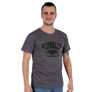 Pánské tričko Evona - Brooklyn - šedá barva