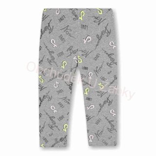 velikostní řada 134-164-Dívčí 3/4 legíny KUGO - šedá barva