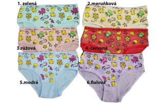velikostní řada:9-14 let-Dívčí kalhotky Elevek