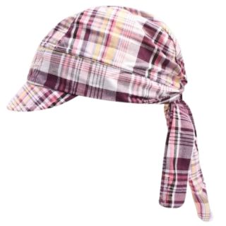 Dívčí pirát s kšiltem  kostka růžovo-fialová Dráče