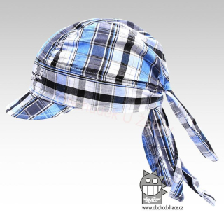 4-12 let -Chlapecký pirát s kšiltem - kostka černo-modrá