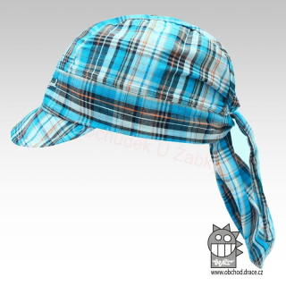 4-12 let -Chlapecký pirát s kšiltem - kostka tyrkysová