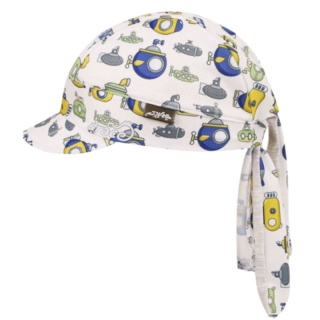 Chlapecký funkční pirát s kšiltem bílý Dráče