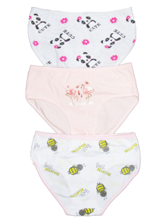 Dívčí kalhotky Aura.Via - trojpack (složení barev a obrázky se nemusí shodovat s hl.fotografií)