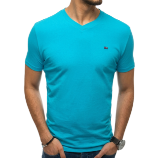 Pánské tričko CLUB bez potisku - modrá barva