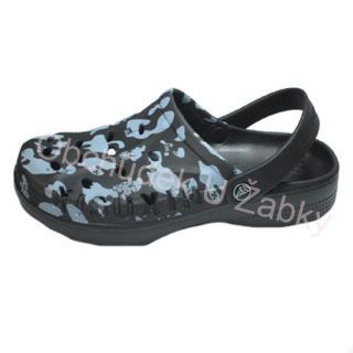 XISUXIN Pánské gumové nazouváky černá