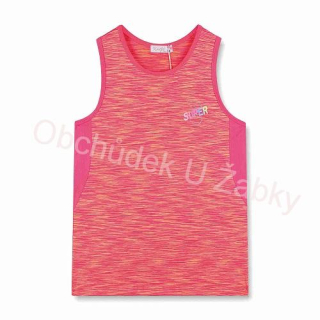 KUGO Tílko FC-6552 funkční dívčí oranžové