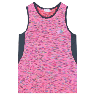 KUGO Tílko FC-6552 funkční dívčí melírová růžová