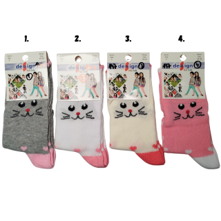 Design Socks Klasické dívčí ponožky 
