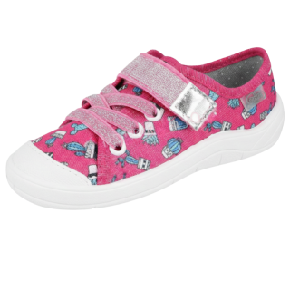 Befado 251X167 Dívčí tenisky kaktusy růžové