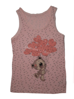 Evona Dívčí košilka široká ramínka meruňková 98,122,134