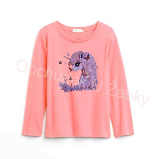 Kugo WT9337 Dívčí tričko růžové