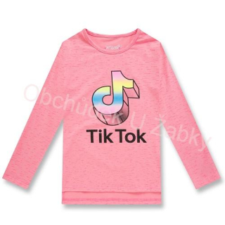 KUGO Dívčí tričko růžové velikostní řada 134-164