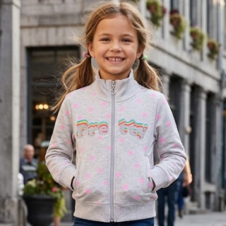 Wolf M2152 Dívčí mikina šedá barva