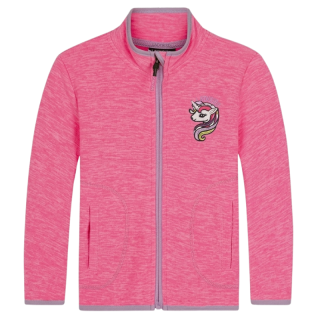 Kugo FM7720 Dívčí fleesová mikina růžová