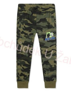 KUGO MT0571 Chlapecké maskáčové tepláky khaki