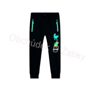 KUGO MT0556 Chlapecké tepláky černé