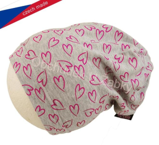 Rockino 5438 Dívčí podzimní/jarní čepice šedá