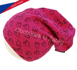 Rockino 5438 Dívčí podzimní/jarní čepice růžová