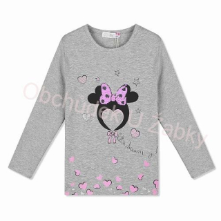 Kugo JC0720 Dívčí tričko šedé