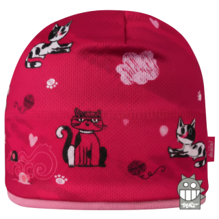 Dráče Cyril40 Dívčí funkční čepice růžová