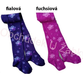 Trepon Fiala Dívčí punčocháče fuchsiová