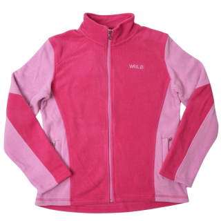 WOLF B2145 Dívčí fleesová mikina růžová