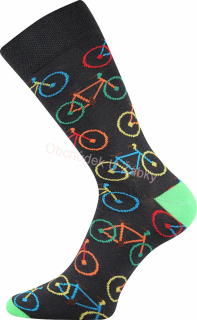 Fuski Boma Wearel Voxx Pánské klasické ponožky kola šedé