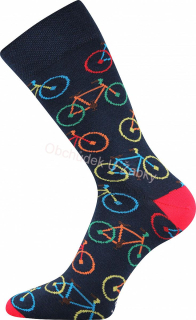 Fuski Boma Voxx WEAREL Pánské klasické ponožky kola tm.modré